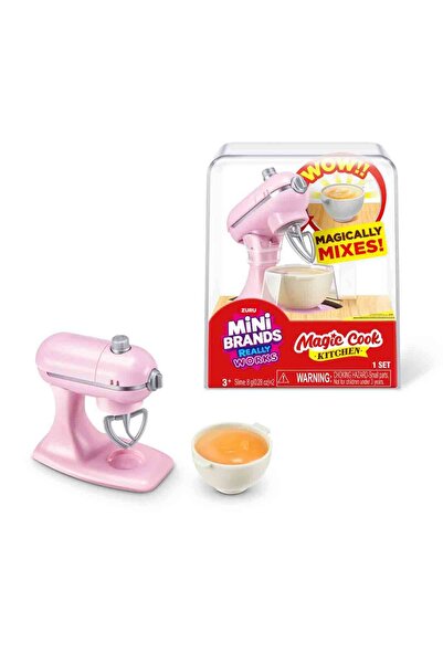 Mini Brands Magic Cook Kitchen Mikser Mini Mutfak Seti Çalışan Minyatür Oyunc...