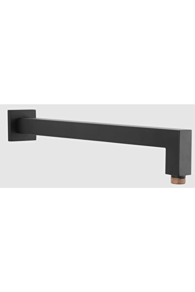 FERRO SHOWER ARM RN350KBL Βραχίονας Κεφαλής ντους Τετράγωνος Μαύρο Ματ