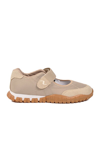 noka Beige Velcro Women's Casual Shoes
