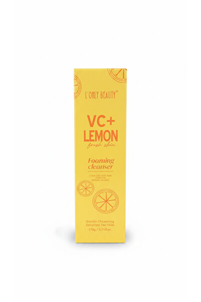 genric L'Only Beauty Vc+ Lemon Vitamin C Foaming Face Wash 170g