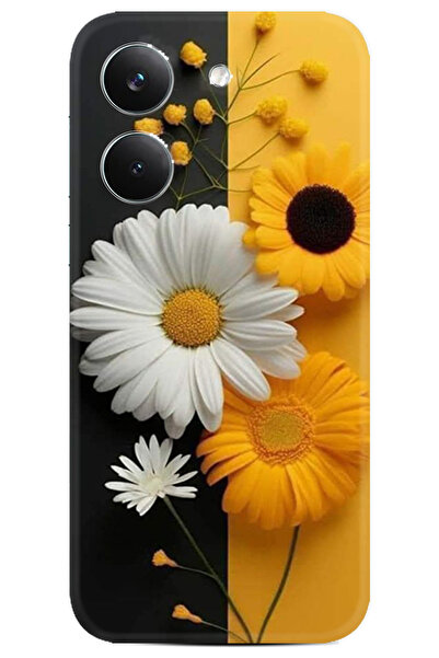 Kılıfland Xiaomi Poco X8 Pro Uyumlu Kılıf Boutique Baskılı Resimli Sarı Beyaz...