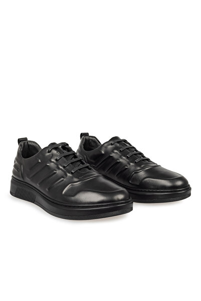 Mario Lavalle , pantofi casual bărbați model 097, piele naturală, Negru