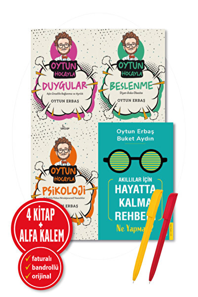 Destek Yayınları Alfa Kalem+Akıllılar İçin Hayatta Kalma Rehberi:+Oytun Hocay...