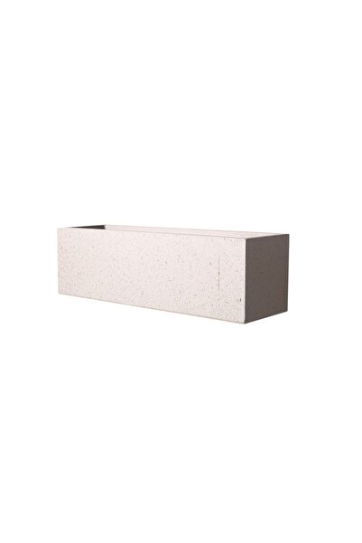 SUPERGREENS Γλάστρα Πήλινη Ορθογώνια ''Terazzo'' Εκρου Elephant S 60x19x19 εκ.