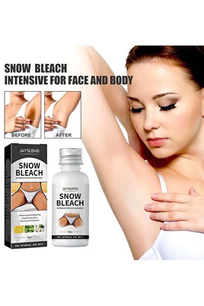 jaysuing Snow Bleach Cream for Private Part Underarm, Whitening, Intimate Area Skin Lightening, Skin Bleaching Cream for Intimate Areas, Lighten Melanin (1pcs)
