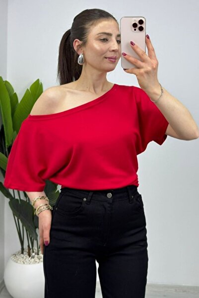 aura7 collection Women's Clothing Boat Neck Red Blazer
