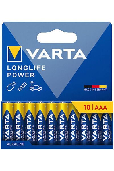 Varta Baterii alcaline Longlife Power AAA 1.5V 10 bucăți Cod: 04903121761