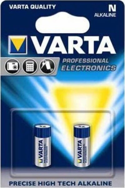 Varta Pachet de 2 Baterii Alcaline N pentru Electronică Profesională 1.5V Cod...