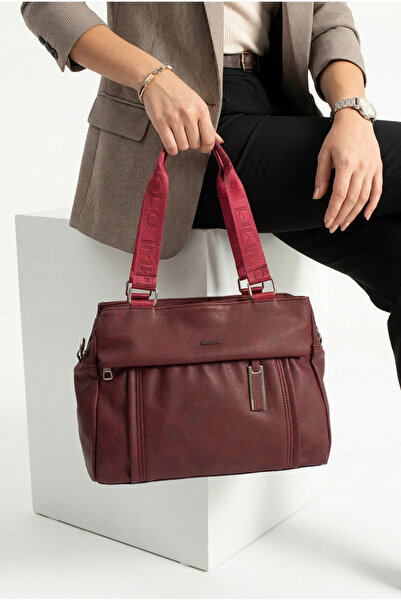 MEGA ÇANTA M 546 Women's Soft Faux Leather Handbag with Adjustable Long Shoul...