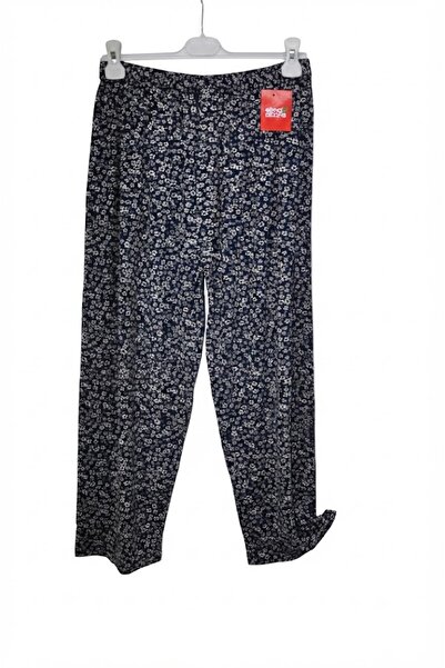 elma abone Plus Size Women's Summer Circular Viscose Combed Cotton Pants