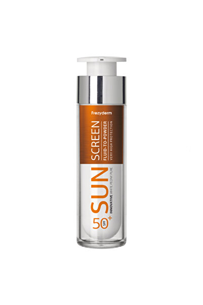 Frezyderm Αντηλιακό Υγρό-Πούδρα SPF50+ για το Πρόσωπο 50ml