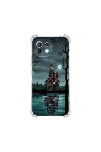 PrintiFy Xiaomi Mi11lite5g ile Uyumlu Simya Serisi Gölge Ve Cam Tasarımlı Uv ...