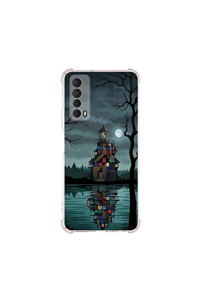 PrintiFy Huawei Psmart2021 ile Uyumlu Simya Serisi Gölge Ve Cam Tasarımlı Uv ...