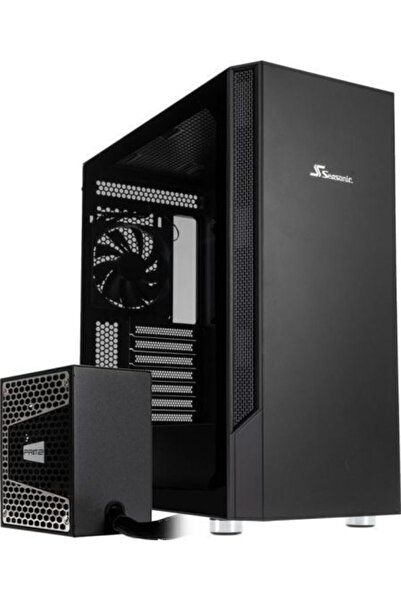 Seasonic Carcasă PC Gaming Midi Tower Arch Q503 de 750W cu Fereastră Laterală...