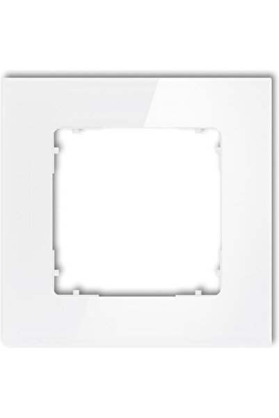 KARLIK Ramă Universală Icon, Simplă, Pătrată, cu Efect de Sticlă, Fundal Alb,...