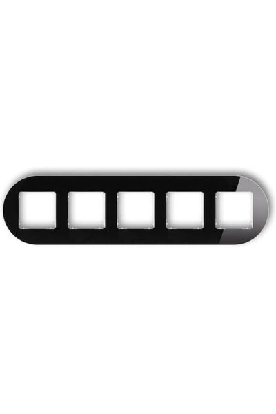 KARLIK Icon Ramă universală rotundă pentru întrerupător, cu efect de sticlă, ...
