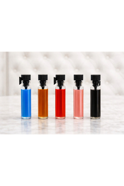 AROMENZA Deneme Seti – 5 x 1 ml Misk Esansı | Farklı Misk Kokularını Keşfedin