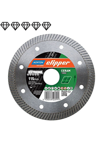 Norton Disc de tăiere pentru materiale de construcții, diametru 230mm, 1 bucată