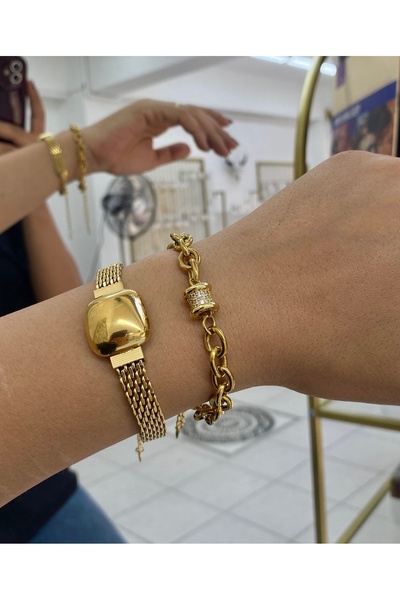 GAMZE Steel Bracelet Set