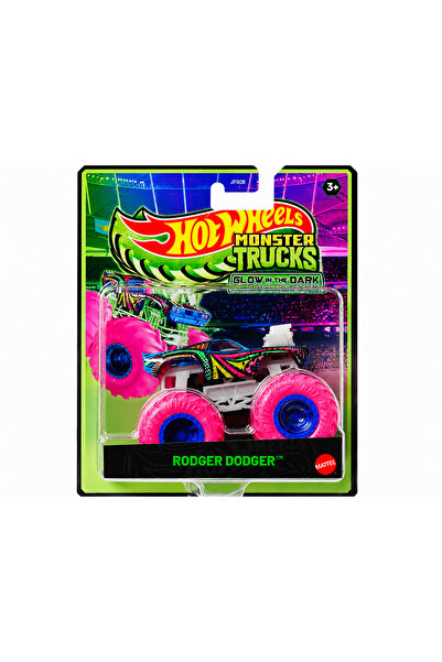 HOT WHEELS شاحنة مونستر تراك بارلاي إن ذا غلو روجر دوجر JFX08/JFX18