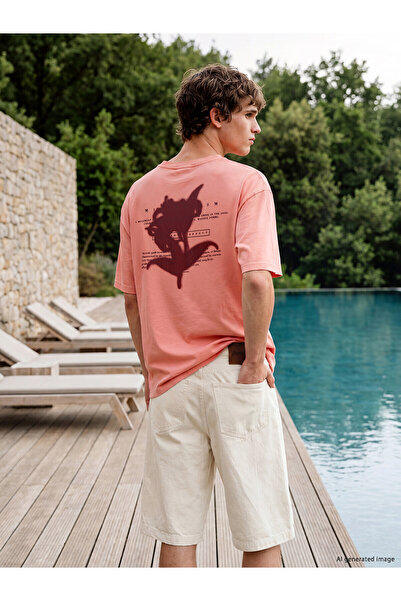 LC Waikiki Peak New Season Crew Neck Printed Men's T-Shirt