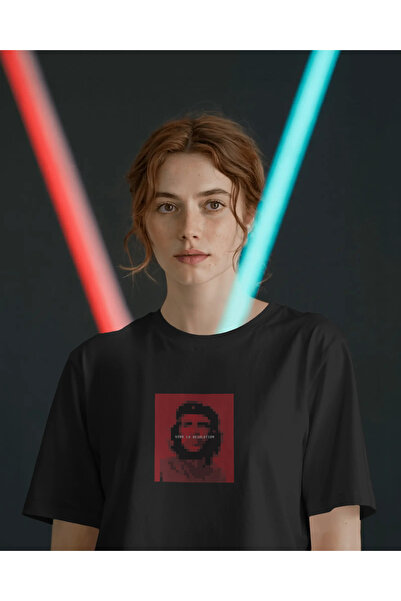 buzagi Viva La Resolution Regular Unisex Black T-Shirt