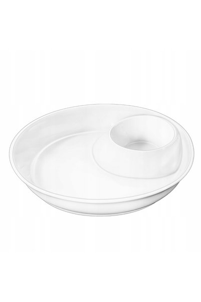 WILMAX ENGLAND Platou servire compartimentat din portelan, pentru gustari, 25...