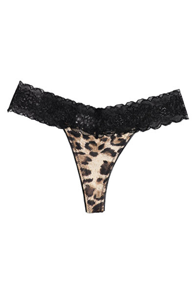 OEM Chiloti tanga dama, animal print, S