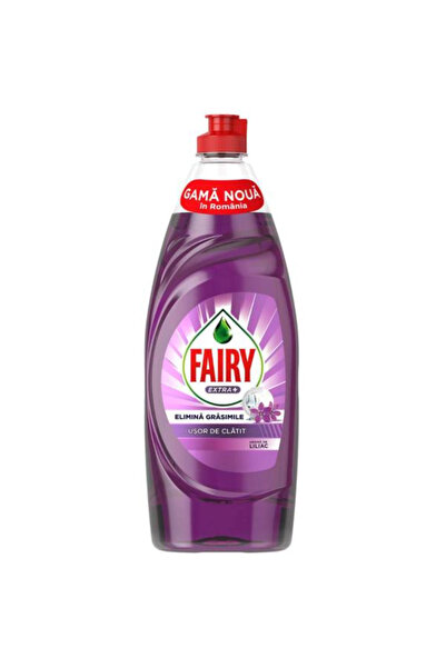 Fairy Detergent de Vase cu Aroma de Liliac - Extra+ Aroma de Liliac, 650 ml