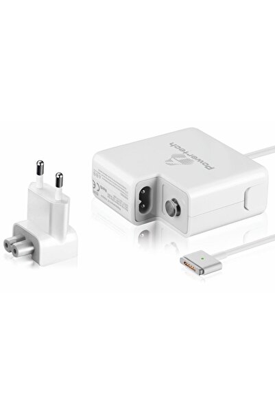 POWERTECH τροφοδοτικό laptop PT-289 για Apple, 60W, 16.5V/3.65A, λευκό