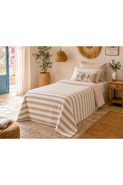 Sabia Daily 100% Cotton Muslin Pique 4 Layer Single Pique 170X220 cm