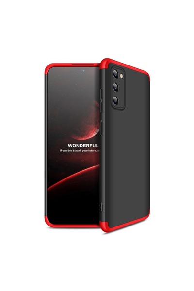 OEM GKK Θήκη Hybrid Full Body 360° Samsung Galaxy A41 - Black / Red
