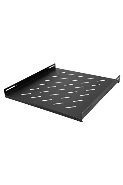 POWERTECH σταθερό ράφι για rack 19" NETW-0043, βάθος 475mm, μαύρο