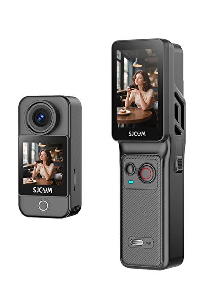 SJCAM action camera C400 με ασύρματο χειριστήριο, 16MP/4K, WiFi, αδιάβροχη θή...