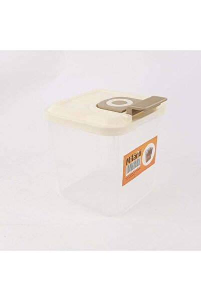 Milano Plastic Pet Food Storage Container - Airtight Durable Bin with Lid & S...