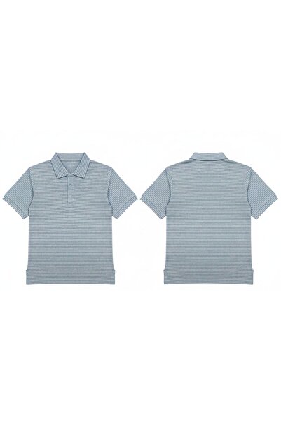 Pedee Men's 100% Combed Cotton Striped Polo T-Shirt – 180 GSM – Soft & Breath...