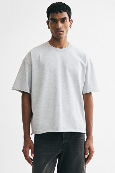 H&M Kısa ve Geniş Tişört Oversized Fit