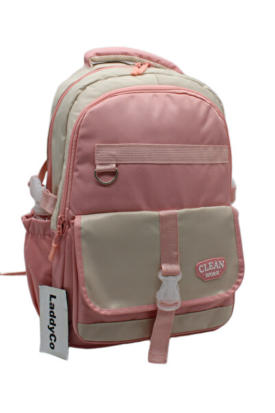 LaddyCo Multi-Compartment Modern School Backpack Unisex School Bag 26012