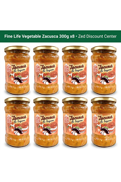 Fine Life Zacusca de legume 300g x8