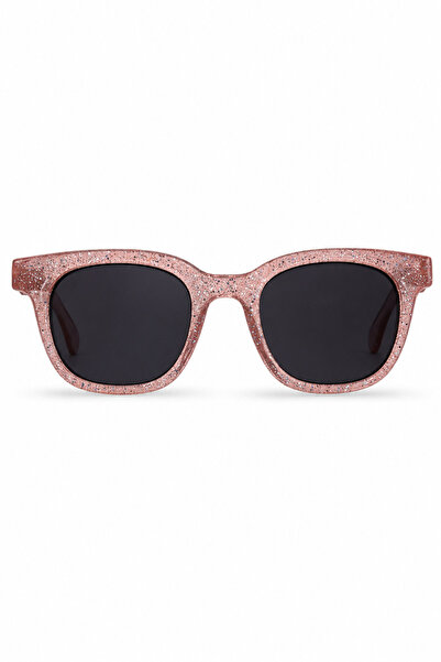 Jack Ferrero Children's Pink Glitter Square Shaped Sunglasses Uv Protected