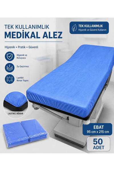 Genel Markalar Tek kullanımlık lastikli medikal sedye alezi