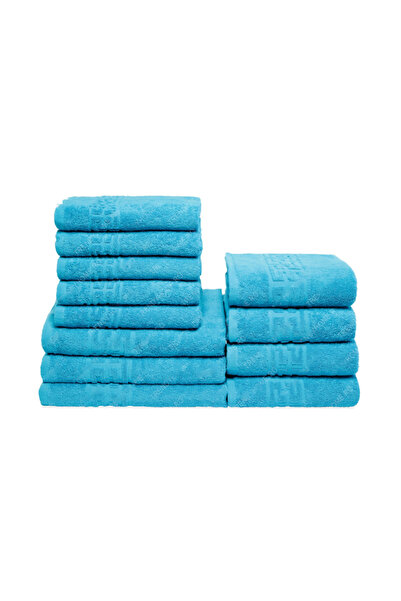 Lenjeria Pufoasa Set 12 Prosoape Premium Bumbac 100%, 550g/m² – Moi & Absorbante