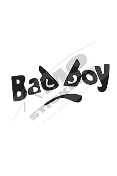 Amo-Stickers Sticker Bad Boy2 25cm Alb