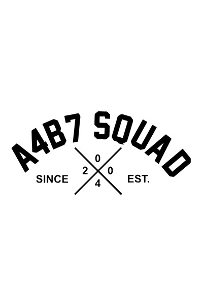 Amo-Stickers Sticker Audi A4B7 SQUAD NEW 2025 40cm Rosu