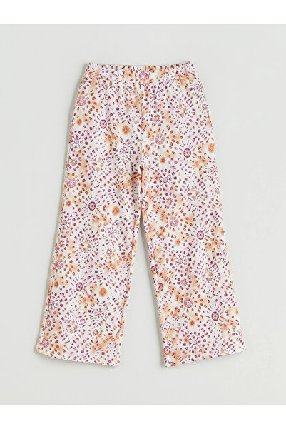 LC Waikiki Lcw Kids Mixed Elastic Waist Floral Girls' Trousers