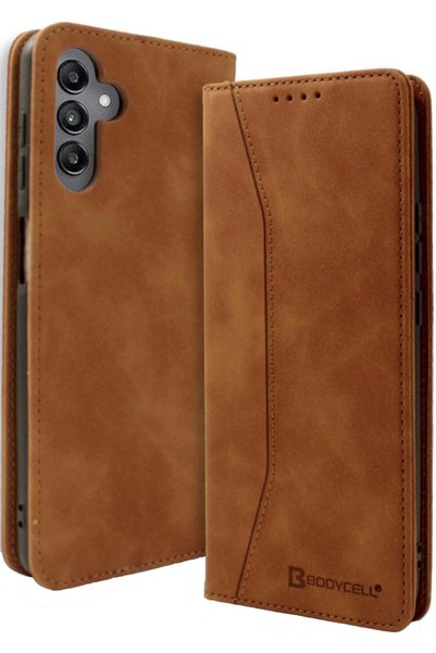 Bodycell Θήκη Πορτοφόλι - Samsung Galaxy A15 - Book Case - Brown