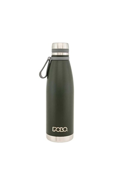 Polo Θερμός Παγούρι Inox 1100ml Χακί