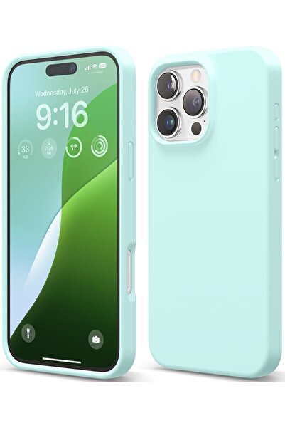 Elago Θήκη Apple iPhone 16 Pro Max - Silicone Case Premium Σιλικόνης - Aqua Sky