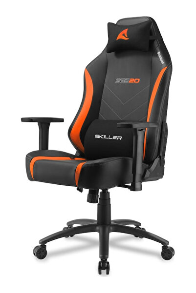 SHARKOON Skiller SGS20 Καρέκλα Gaming από Τεχνητό Δέρμα με Ρυθμιζόμενα Μπράτσ...
