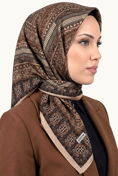 hadiora Women's Brown Ethnic Patterned Stitched Writing Pad
